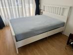 Bed, Huis en Inrichting, Slaapkamer | Bedden, Ophalen, Gebruikt, Wit, Zweeds