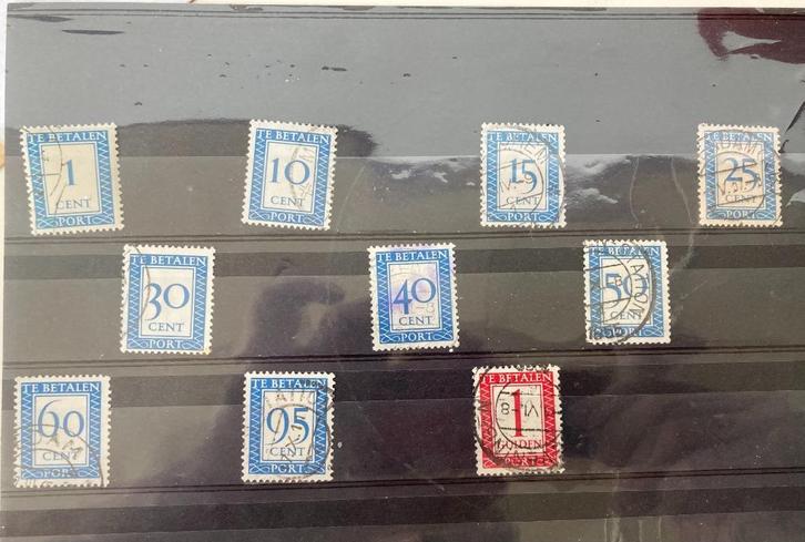 Klein lotje portzegels Nederland gestempeld (V020), Postzegels en Munten, Postzegels | Nederland, Gestempeld, Na 1940, Ophalen of Verzenden