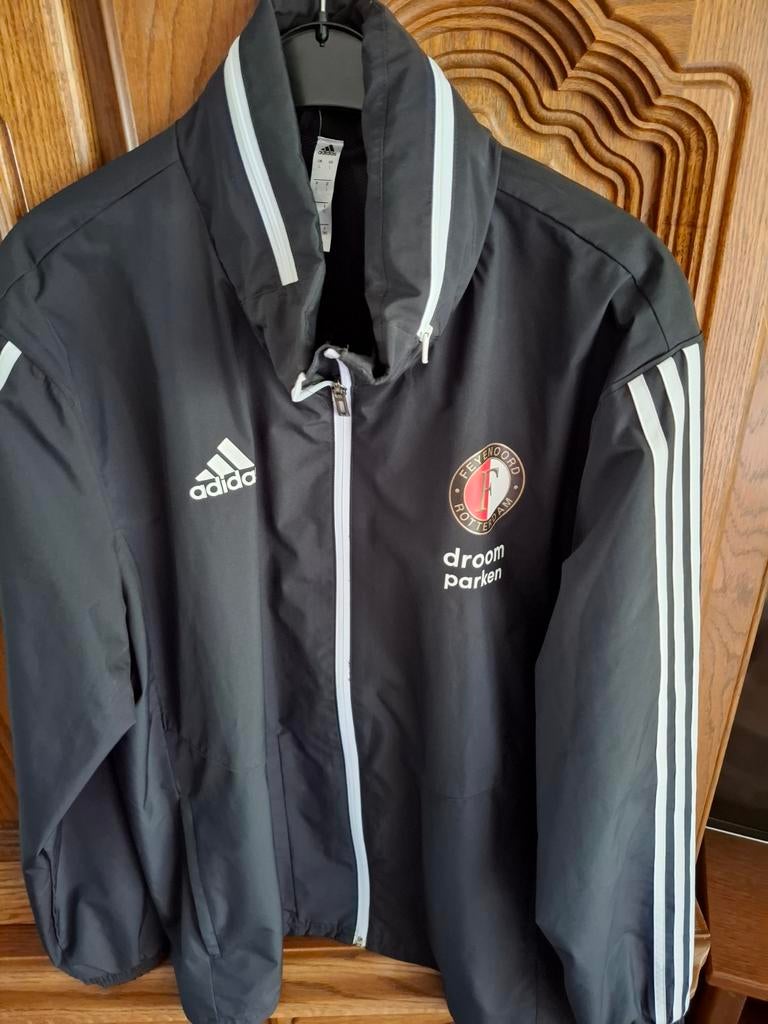 Adidas droomparken rain jacket, Verzamelen, Sportartikelen en Voetbal, Ophalen of Verzenden, Zo goed als nieuw, Feyenoord, Overige typen