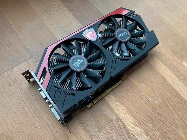 MSI GeForce GTX 750 Ti 2GB, Computers en Software, Videokaarten, Gebruikt, Nvidia, PCI-Express 3.0, GDDR5, HDMI, DisplayPort, VGA