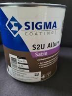 Nieuw Sigma S2U Satin 7021 verf voor kozijnen Vaste prijs!, Doe-het-zelf en Verbouw, Verf, Beits en Lak, Wit, Ophalen of Verzenden