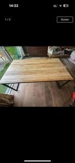 eettafel 180 x100 echt eiken, Huis en Inrichting, Ophalen of Verzenden