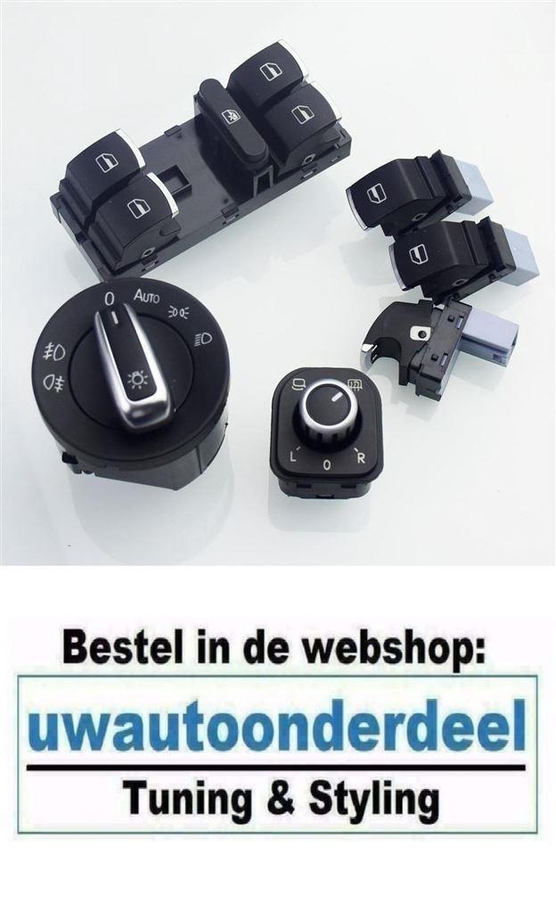 Raam Licht Spiegel Schakelaar 5 Deurs Geschikt Voor VW Golf, Auto diversen, Tuning en Styling, Verzenden