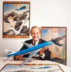 Paul Huf - JF de Soet - KLM - Dibond, Ophalen of Verzenden