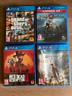 PS4 Games: GTA V, God of War, Red Dead 2, Assassin's Creed, Avontuur en Actie, Online, Gebruikt, Vanaf 18 jaar