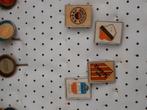 4 Speldjes club logo, Ophalen of Verzenden, Zo goed als nieuw, Sport, Speldje of Pin