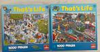 That’s Life puzzels 1000 stukjes 2 stuks, Ophalen of Verzenden, Zo goed als nieuw