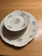 Mosa Maastricht Gebaksservies met Taartschotel, Antiek en Kunst, Antiek | Servies compleet, Ophalen of Verzenden