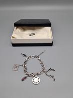 Montblanc Zilveren Armband 925, Overige merken, Ophalen of Verzenden, Zo goed als nieuw, 4 bedels of meer