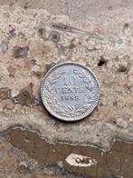 10 cent 1889 Willem III, zeer mooie kwaliteit, Postzegels en Munten, Munten | Nederland, Zilver, 10 cent, Ophalen of Verzenden