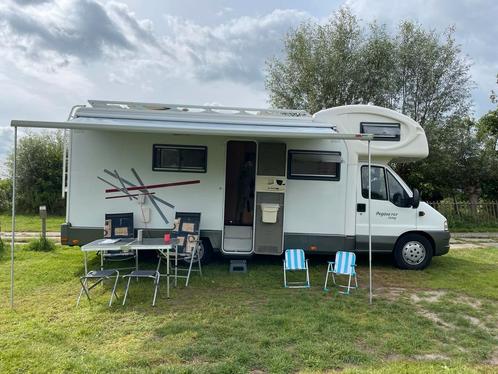 Ruime 6 persoons camper, Caravans en Kamperen, Campers, Particulier, tot en met 6, Alkoof, Overige merken, Fiat, Diesel, Handgeschakeld