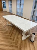 Witte tafel, Ophalen, Gebruikt, 100 tot 150 cm, 200 cm of meer