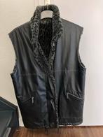 Bodywarmer - Leather Look - 2 kanten draagbaar, maat L/XL, Kleding | Dames, Bodywarmers, Ophalen of Verzenden, Zo goed als nieuw