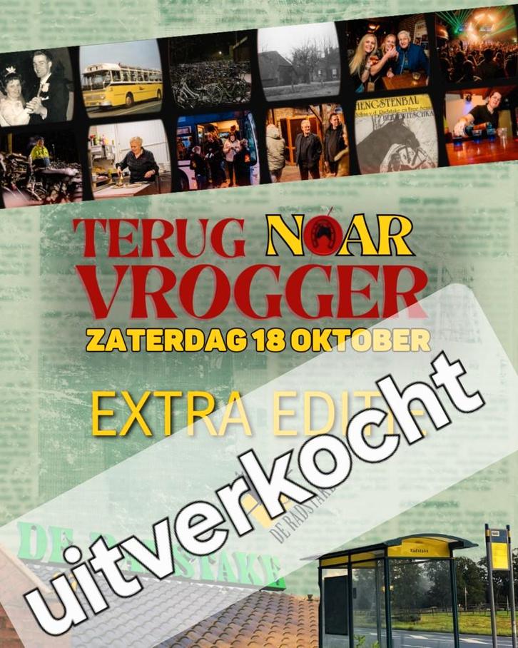 4 kaartjes voor Radstake 18 oktober, Tickets en Kaartjes, Overige Tickets en Kaartjes