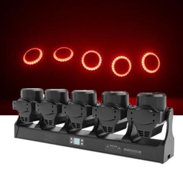 DJLicht 5 kops tornado movingbar 600W RGBW beschikbaar voor biedingen