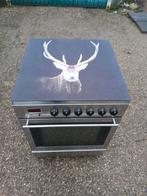 Pelgrim fornuis met oven - 3 fasen keramisch, Witgoed en Apparatuur, Fornuizen, Gebruikt, Keramisch, Vrijstaand, 85 tot 90 cm