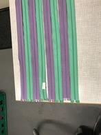 8 Deelbare spiraalritsen lichtgroen en lila 65 cm lang__35, Rits of Sluiting, Nieuw, Ophalen of Verzenden