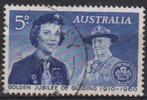 Australië 1960 50 jaar Scouting, Ophalen of Verzenden, Gestempeld