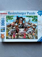 Ravensburger Dieren Selfie Puzzel 100 XXL, Ophalen of Verzenden, Meer dan 50 stukjes, Zo goed als nieuw, 6 jaar of ouder