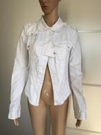 C185 Blue Blood; wit jasje spijkerjasje blazer Maat M=38/40, Maat 38/40 (M), Wit, Ophalen of Verzenden, Zo goed als nieuw