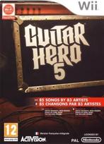 Nintendo Wii Guitar Hero 5, Spelcomputers en Games, Nintendo, Muziek, Nintendo, 1 speler