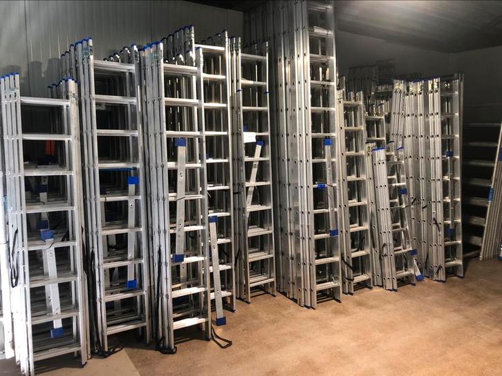 🔔Nieuwe Alumexx Ladders UITVERKOOP!🔔, Doe-het-zelf en Verbouw, Ladders en Trappen, Nieuw, Ladder, 4 meter of meer, Opvouwbaar of Inschuifbaar