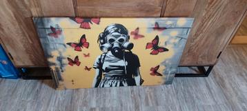 Canvas schilderij  beschikbaar voor biedingen
