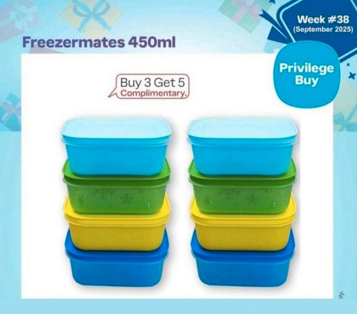 TUPPERWARE IGLOO FreezerMates - Diepvriesdozen 450 ml, Huis en Inrichting, Keuken | Tupperware, Nieuw, Overige typen, Ophalen of Verzenden