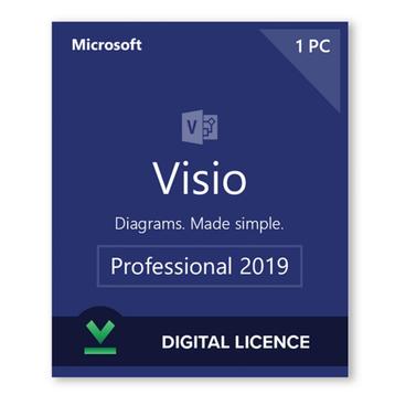 Visio 2019 Pro - PC (licentiesleutel)