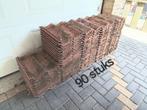 90 Rode dakpannen, Doe-het-zelf en Verbouw, Ophalen, Steen of Klei, Dakpannen, Rood