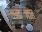 Leuk net hamsterverblijf 60x40, Kooi, Minder dan 75 cm, Zo goed als nieuw, Hamster