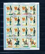 postzegels napoleon guinea ecuatorial 16 stuks, Ophalen of Verzenden, Overige landen, Gestempeld