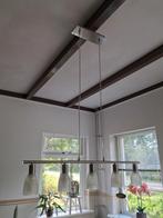 Hanglamp met 5 Lichtpunten, 50 tot 75 cm, Ophalen of Verzenden, Zo goed als nieuw, Glas