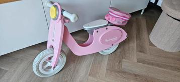 Janod Loopfiets - Roze Scooter Stijl beschikbaar voor biedingen