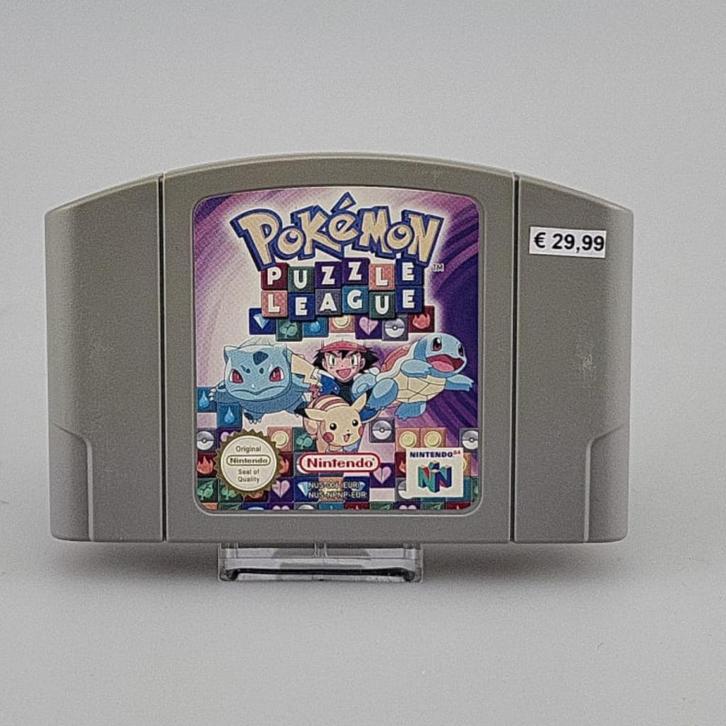 Nintendo 64 Game: Pokemon Puzzle League Losse Cassette, Spelcomputers en Games, Spelcomputers | Nintendo 64, Zo goed als nieuw