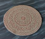 Placemats rond met oudroze print., Nieuw, Bord, Ophalen of Verzenden