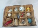 Doos met diverse oude kerstballen, Diversen, Kerst, Ophalen of Verzenden, Gebruikt