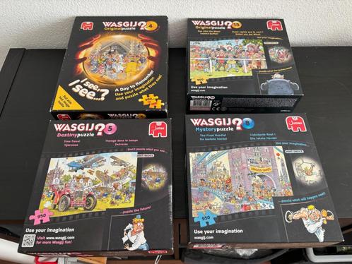 4 Wasgij puzzels en 3 andere puzzels met 1000 pcs, Hobby en Vrije tijd, Denksport en Puzzels, Gebruikt, Legpuzzel, 500 t/m 1500 stukjes
