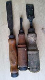 4 antieke Beitels steekbeitels houtbeitels Robert Sorby?, Antiek en Kunst, Antiek | Gereedschap en Instrumenten, Ophalen of Verzenden