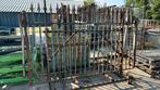Antiek Massief smeedijzer hek poort, Tuin en Terras, Tuinhekken en Hekwerk, Ophalen, Gebruikt, IJzer, Sierhekwerk