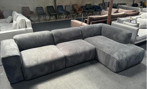 !!ACTIE!! Hoekbank Hudson Ribstof NIEUW, Huis en Inrichting, Banken | Bankstellen