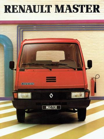Folder Renault Master (ca.1983) beschikbaar voor biedingen