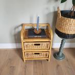 Rieten ladenkastje. 42X30 cm en 53 cm hoog., Overige materialen, Minder dan 50 cm, Gebruikt, Vintage