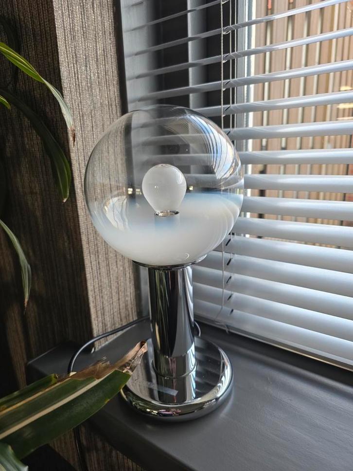 Targetti Sankey - Murano - Vetro - Italie - 1960's, Huis en Inrichting, Lampen | Tafellampen, Minder dan 50 cm, Glas, Ophalen