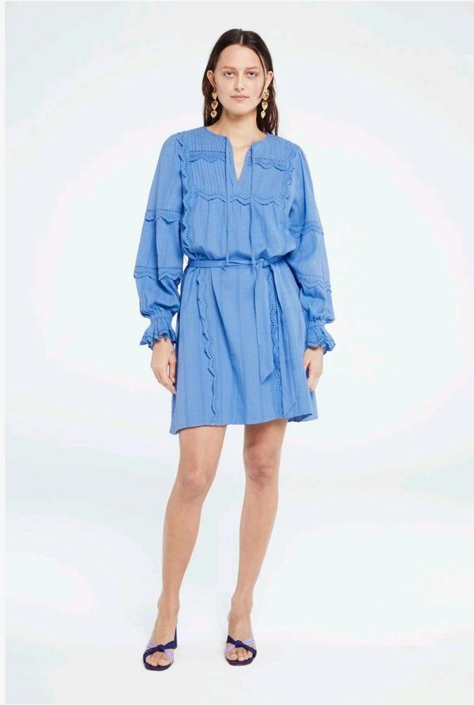 Fabienne Chapot Jeanine jurk maat 40 *nieuw *, Kleding | Dames, Jurken, Nieuw, Maat 38/40 (M), Blauw, Ophalen of Verzenden