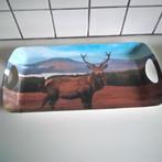 Melamine grote  cakeschaal uit de Leonardo collection hert, Ophalen of Verzenden