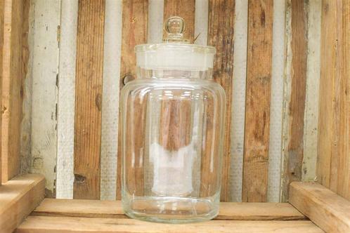 Glazen voorraadpot/snoep bod met deksel 45845, Huis en Inrichting, Keuken | Servies, Gebruikt, Overige stijlen, Glas, Ophalen of Verzenden