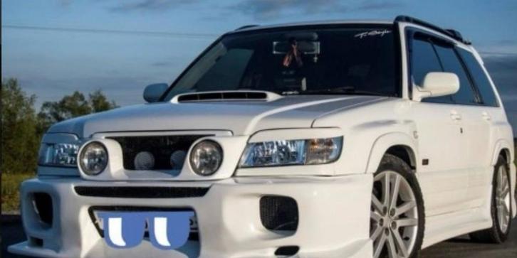 Giken grill incl lampen Subaru Forester SF, Auto-onderdelen, Carrosserie en Plaatwerk, Subaru, Voor, Nieuw, Ophalen of Verzenden