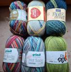 6x100 gr sokkenwol, Hobby en Vrije tijd, Breien of Haken, Nieuw, Ophalen of Verzenden, X