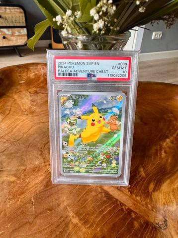 PSA 10 Pikachu Paldea Adventure Chest #088 beschikbaar voor biedingen